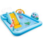 Centru de joacă acvatic gonflabil pentru copii Intex Jungle Adventure 244x198x71 cm
