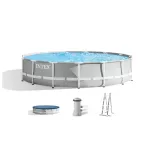 Piscină supraterană Intex Prism Frame Premium 457x107 cm cu filtru și scară