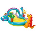 Centru de joaca gonflabil pentru copii Intex Dinoland 302x229x112 cm