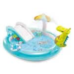Centru de joacă gonflabil pentru copii Intex Gator Play Center 201x170x84 cm