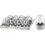 Lampă solară LED de grădină Strend Pro Garden, inox, 6x8,5 cm
