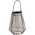 Lampa solara LED suspendata Strend Pro Garden, ratan, 12x12x24 cm