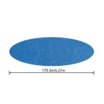 Prelată solară pentru piscină Bestway FlowClear 549 cm, albastră