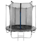 Plasă de protecție interioară Skipjump pentru trambulină 244 cm, neagră