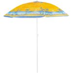 Umbrelă de plajă Beach 180 cm cu înălțime reglabilă și structură din oțel