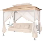 Acoperiș ALIPASCHA Lux pentru leagăn de grădină, 272x165 cm
