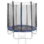 Trambulină pentru copii Skipjump 183 cm cu plasă exterioară și scară