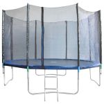 Trambulina Skipjump 366 cm cu plasa exterioara si scara pentru curte