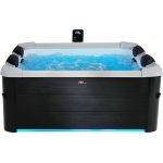 Jacuzzi exterior MSpa Oslo cu LED si hidromasaj, 6 persoane, 850 l
