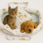 Culcus pentru caini si pisici de talie mica - model Jungle