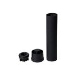 Picior ajustabil pentru somiera, reglabil 23-26 cm, metal negru