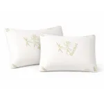 Set 2 perne Somnart Bamboo Memory Foam cu husă detașabilă, 50x70 cm