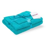 Set prosoape baie bumbac Somnart 600 gsm, 3 piese, turcoaz