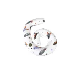 Pernă de corp pentru dormit lateral, formă C, 290x60 cm, Rachete