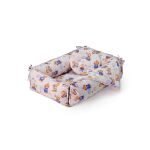 Set reductor bebe nest cu paturica si pernuta ergonomica SomnArt, Ursuleti alb-albastru