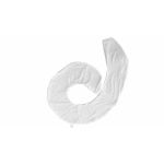 Husă adițională albă pentru pernă de corp litera C, 290x60 cm