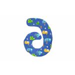 Husă suplimentară pentru pernă de corp de dormit lateral, Dinozauri, 290x60 cm