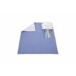 Set păturică bebe 100x110 cm cu pernă Meduza albastru SomnArt