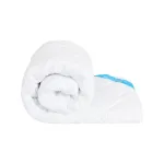 Pilota de iarna antiacarieni Somnomed, microfibra alba 200x220 cm, 400 gsm