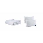 Set pilota de iarna Bumbac Pur Somnart pilota groasa 200x220 cm + 2 perne 50x70 cm