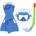 Set snorkeling Bestway Crusader Essential cu ochelari, tub si labe