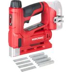 Capsator-clavator Worcraft ShareSYS 20V Li-Ion, reglaj putere, capse U si cuie T