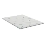Topper saltea 90x200 SomnoMed antiacarieni, 7 cm, husa lavabila