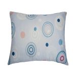 Perna matlasata Somnart Circles 70x70 cm din microfibra, moale