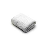 Prosop de mâini din bumbac 100% SomnART, 500 gsm, 30x50 cm, alb