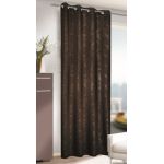 Draperie blackout maro cu inele, 135 x 245 cm, opacă și elegantă