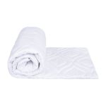 Pilota de vara 180x200 Somnart Belina din microfibra, lavabila, alba