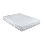 Husa saltea Silver Forte 140x200x20 cm lavabila, matlasata, cu fermoar