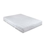 Husa saltea 160x200x20 cm Silver Forte, lavabila, cu fermoar detasabil