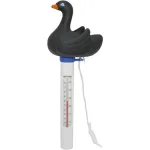 Termometru plutitor pentru piscină Strend Pro, lebădă neagră