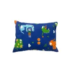 Pernă pentru copii SomnArt Dinozauri 50x70 cm, din bumbac