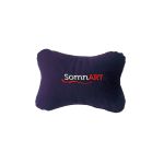 Perna pentru tetiera auto Somnart, mov, 32x23 cm, suport gat