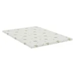 Topper saltea Aloe Vera 140x200 cm, 4 cm, husa detasabila lavabila