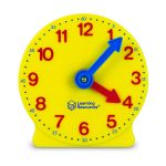 Ceas educativ din plastic pentru invatarea orei, 12 ore, 10 cm