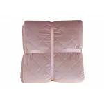 Cuvertură de pat din velour Somnart, matlasată, 220x240 cm, cappucino