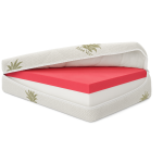 Husa saltea 160x200x20 Aloe Vera matlasata, lavabila, cu fermoar detasabil