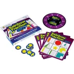 Joc bingo educativ cu fracții Curcubeul fracțiilor, 6+ ani