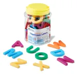 Litere magnetice Jumbo pentru invatarea alfabetului, set 40 piese