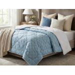 Pilota reversibila Azure 200x220 Somnart, matlasata, 300 g/mp