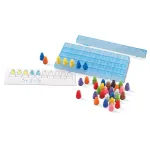 Set educativ de matematica cu pinguini pe gheata, 100 piese