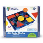 Set de sortat forme geometrice educativ, 60 piese, 5+ ani