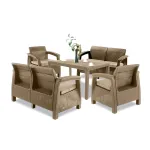 Set mobilier de grădină Curver Corfu Fiesta II duo, 6 locuri, cu masă