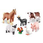 Joc de rol cu animale de la ferma, 7 figurine realistice