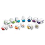 Văcuțe cu cifre pentru numărare, potrivire și motricitate fină