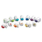 Văcuțe cu cifre pentru numărare, potrivire și motricitate fină