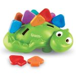 Joc de potrivire educativ Dinozaurul Steggy cu piese numerotate